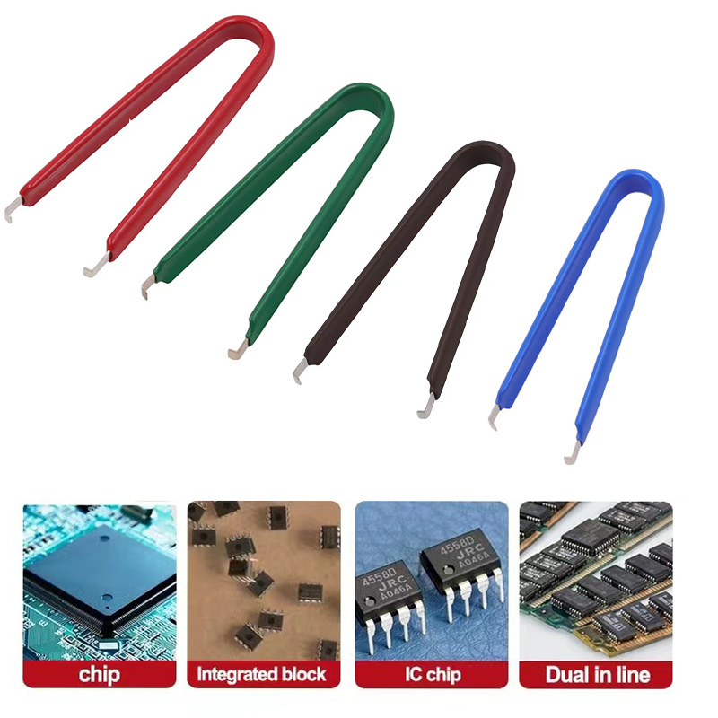 Electronics Repair Center - 1PCS IC Extractor U Type Tweezers