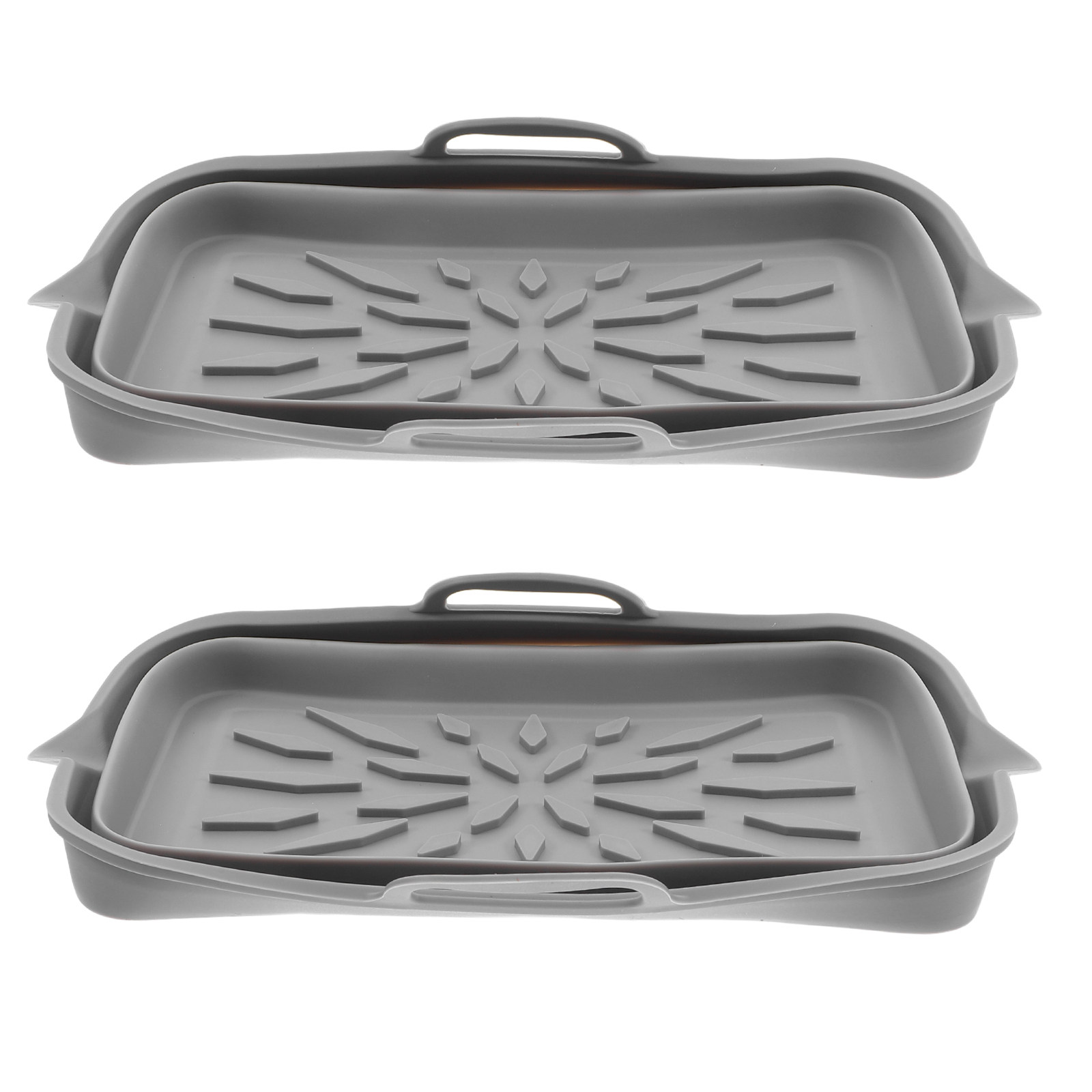 Heat Mat Silicone - 2Pcs Foldable Silicone Baking Mats Nonstick