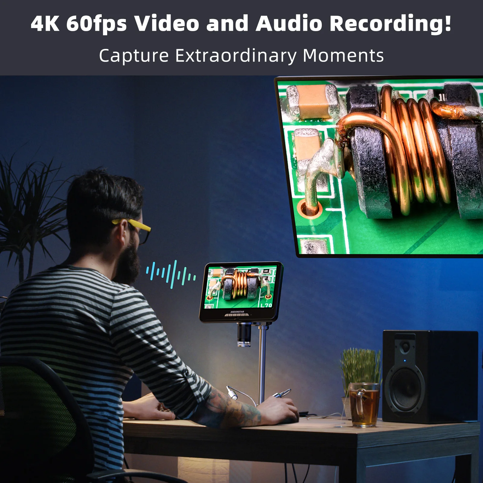 Andonstar AD210S-Pro 4K 60FPS  - Electronics Repairing recension och pris