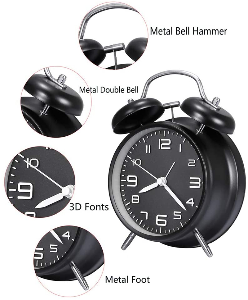 4 Inch Twin Bell Loud Alarm Cl - Electronics Repair Workstation recension och pris