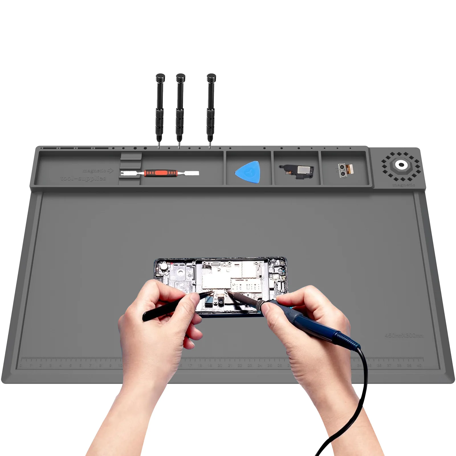 Soldering Station Mat Silicone - Electronics Repair Workstation recension och pris