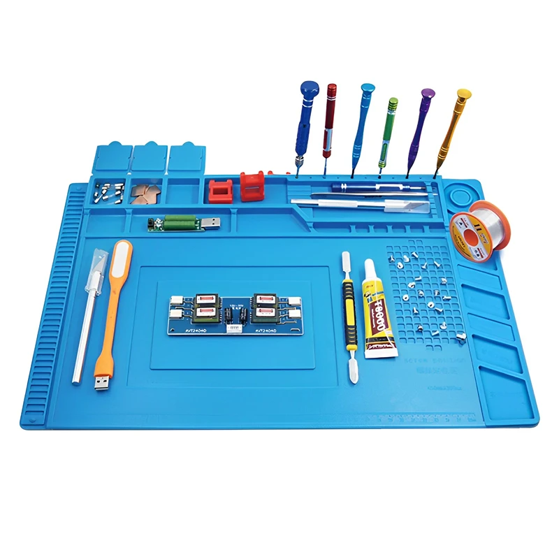 Silicone Soldering Mat ESD Ant - Electronics Repair Workstation recension och pris