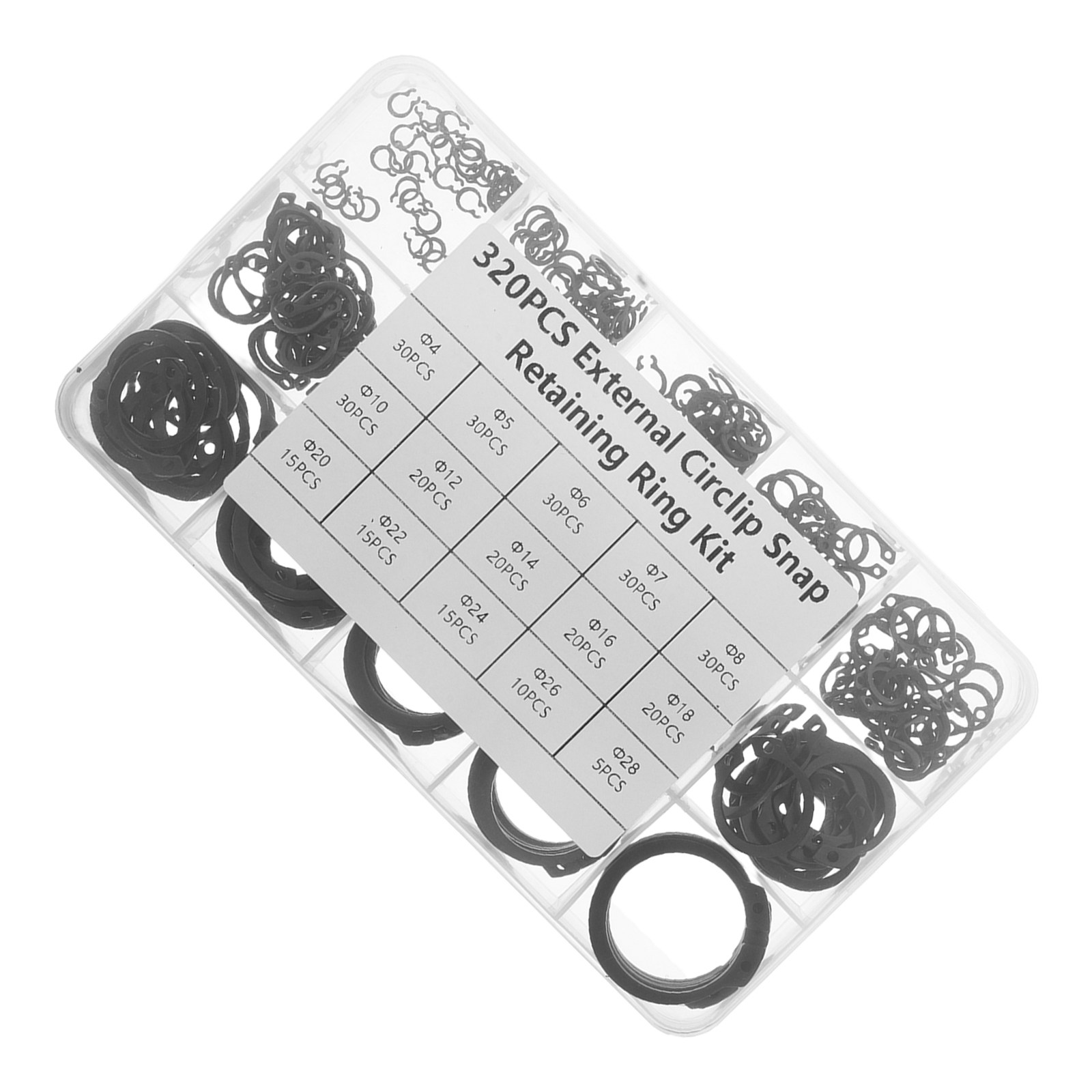 320Pcs Retaining Rings Assortm - Electronics Repairing recension och pris