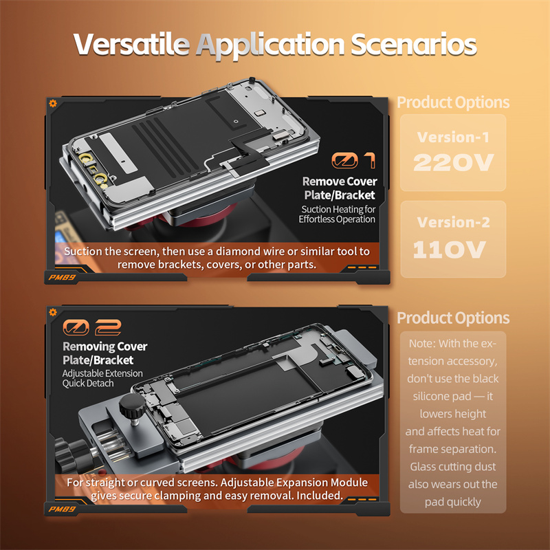 QianLi PM89 360° Rotating Heat - Screen Separator Machine recension och pris