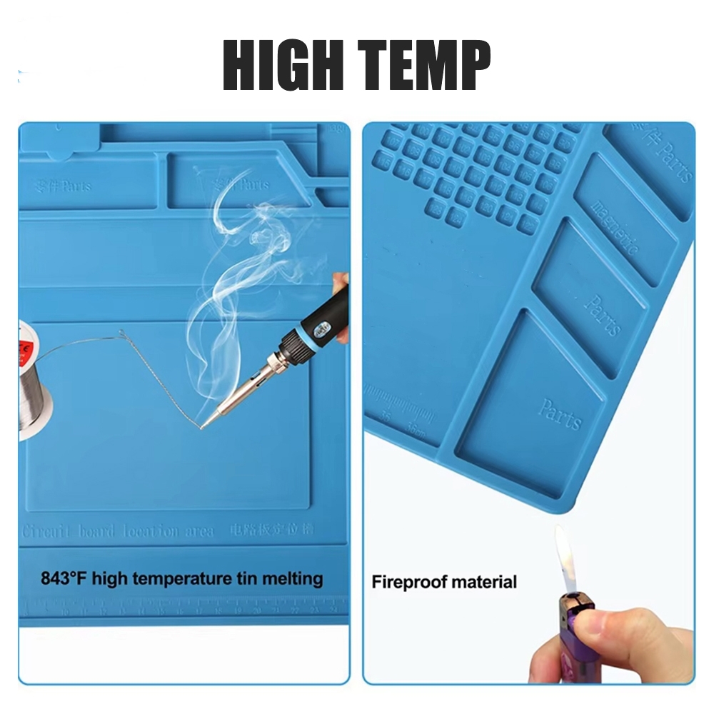 Magnetic Mat Silicone Work Mat - Electronics Repair Workstation recension och pris
