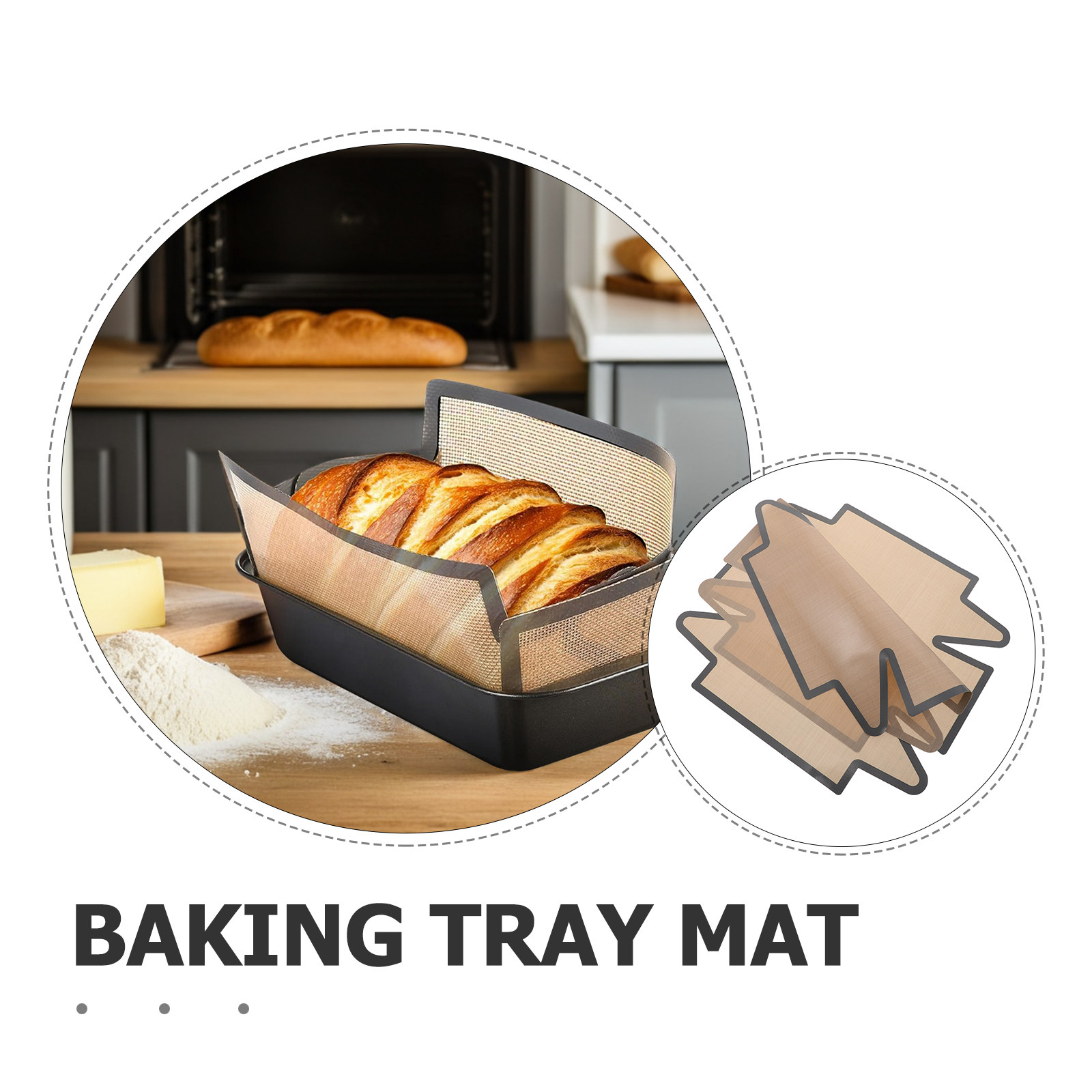 2Pcs Silicone Baking Mats Reus - Heat Mat Silicone recension och pris