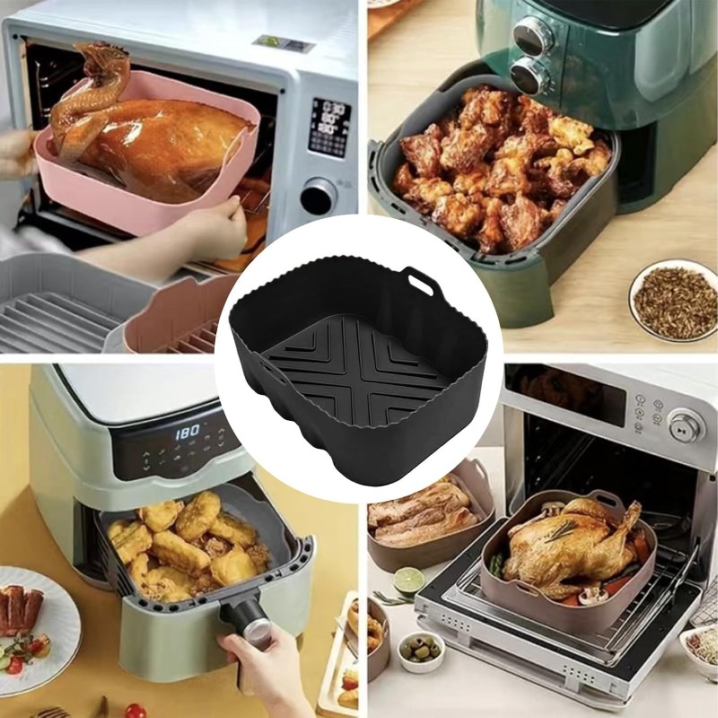 Reusable Silicone Air Fryer Li - Heat Mat Silicone recension och pris