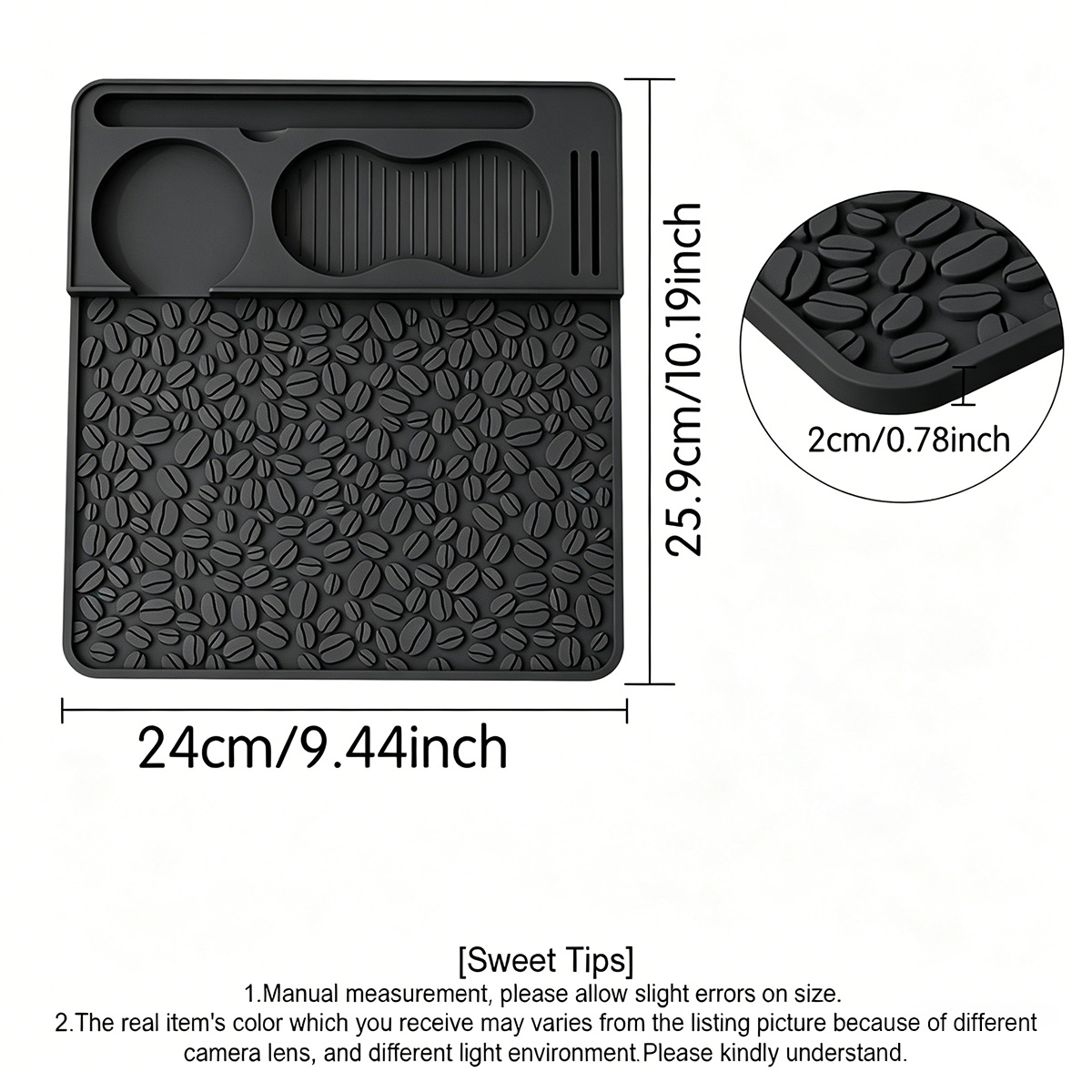 Espresso Tamping Mat, Compatib - Heat Mat Silicone recension och pris